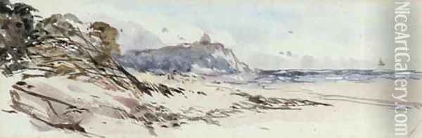 Coastal scene Oil Painting - William Callow