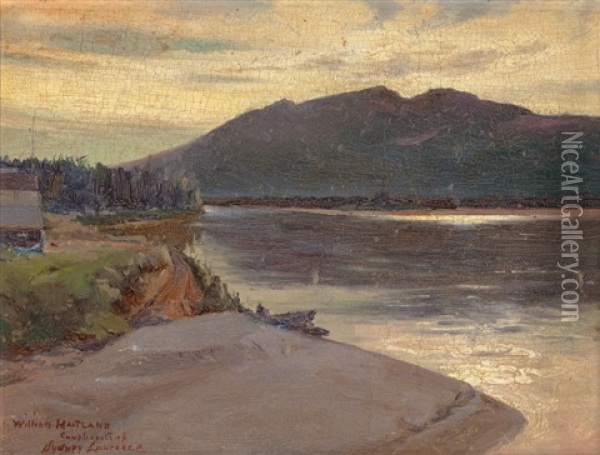 Quiet Riverbend Oil Painting - Sydney Mortimer Laurence