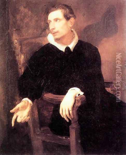Portrait of Virginio Cesarini Oil Painting - Sir Anthony Van Dyck