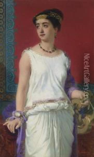 Grecian Youth Oil Painting - Charles Edouard Boutibonne