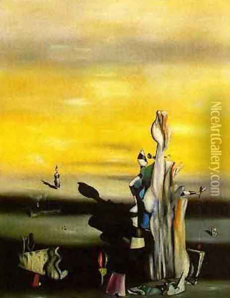The Absent Lady Oil Painting - Yves Tanguy