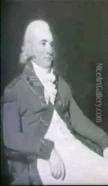 Portrait Of Colonel Thomas Balfour Of Elwick Oil Painting - Sir Henry Raeburn