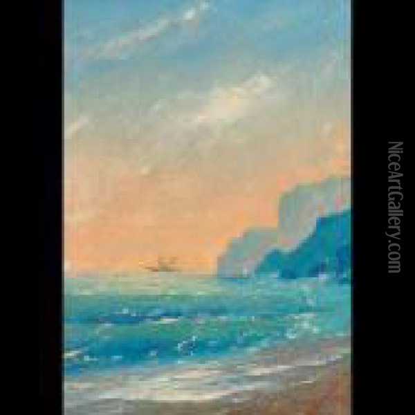 Seascape Oil Painting - Ivan Konstantinovich Aivazovsky