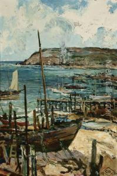 The Old Boat Oil Painting - Charles Reiffel
