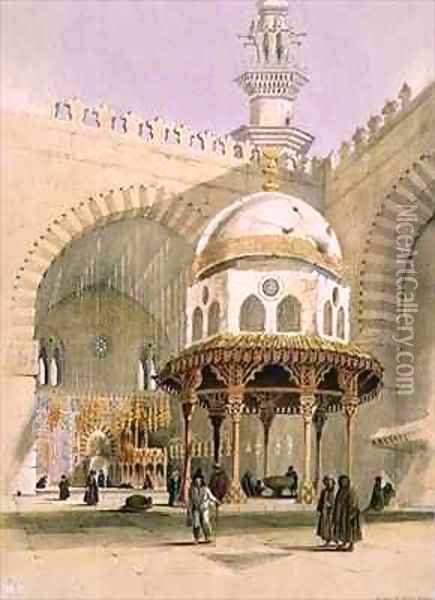 The Mosque of Sultan Hassan, Cairo Oil Painting - A. Margaretta Burr