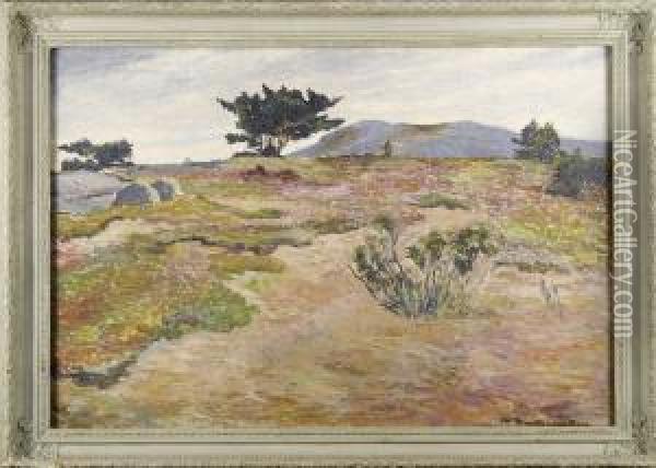 Landskap Oil Painting - Stig Munthe-Sandberg