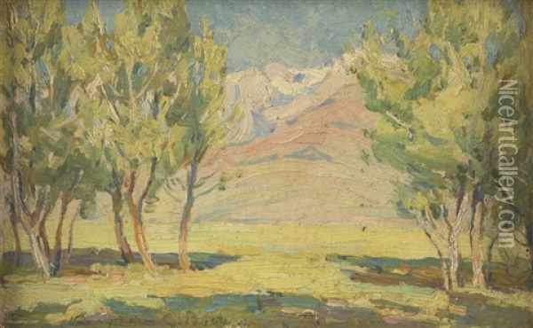 Owens River Valley Oil Painting - Benjamin Chambers Brown