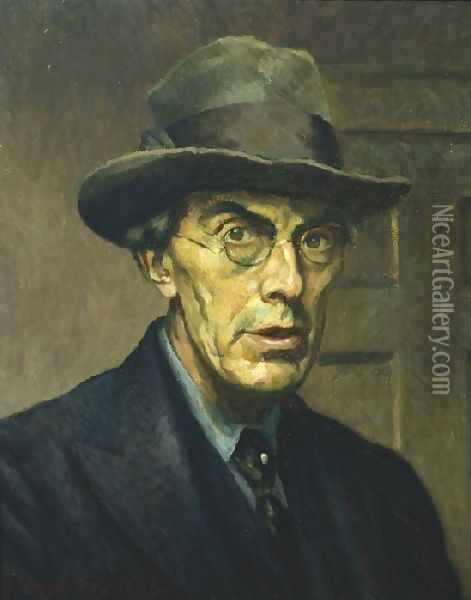 Self Portrait Oil Painting - Roger Fry