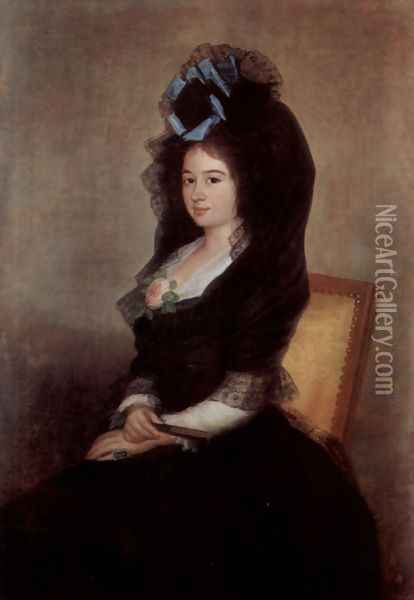 Portrait of Narcisa Baranana de Goicoechea Oil Painting - Francisco De Goya y Lucientes