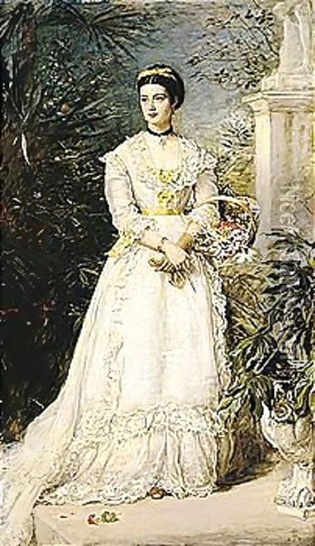 Amy, Marchioness Of Huntly Oil Painting - Sir John Everett Millais