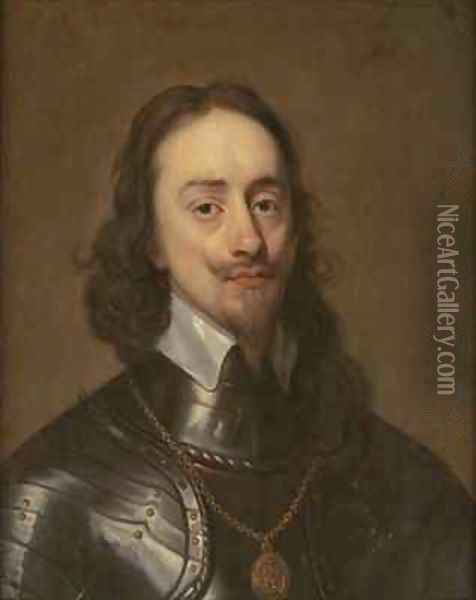 Portrait of Charles I Oil Painting - Sir Anthony Van Dyck