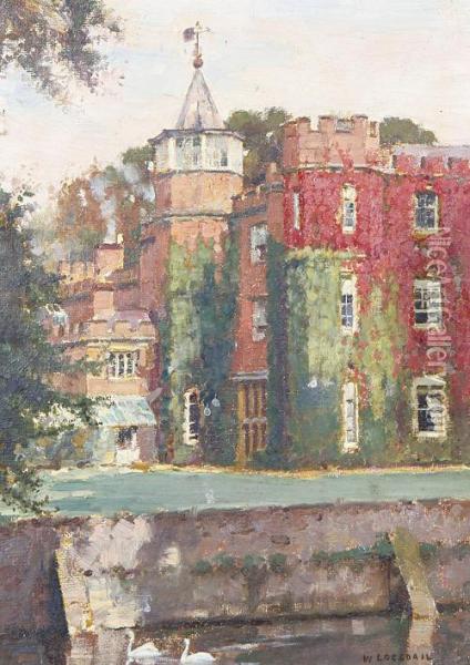 Beaurepaire House, Hampshire Oil Painting - William Logsdail