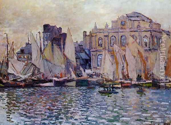 Le Havre Museum Oil Painting - Claude Oscar Monet