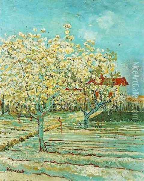 Orchard In Blossom II Oil Painting - Vincent Van Gogh