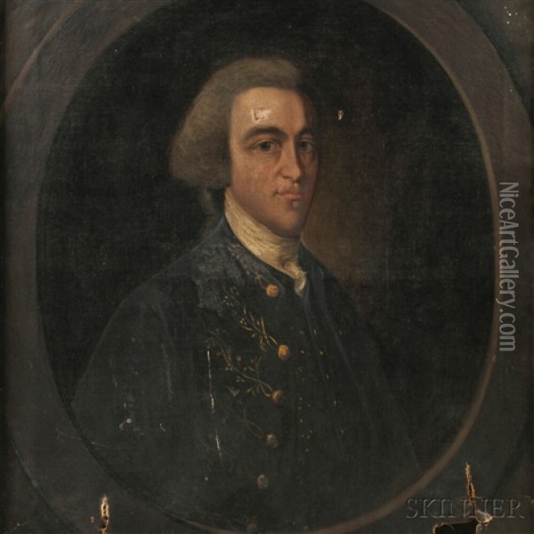 Portrait Of John Hancock After John Singleton Copley Oil Painting - Walter Gilman Page