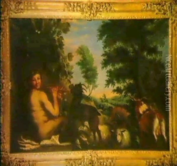 Tier- Und Baumgruppe Oil Painting - Jacob Jordaens