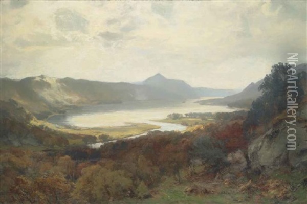 Ardhui, Loch Lomond Oil Painting - David Farquharson