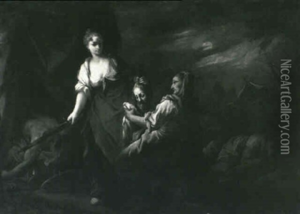Judith With The Head Of Holofernes Oil Painting - Pietro Antonio Novelli