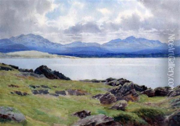 Donegal Coastal Landscape Oil Painting - George, Captain Drummond-Fish