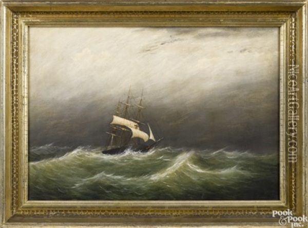 Ship Portrait Oil Painting - Clement Drew
