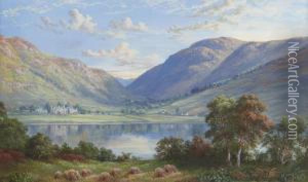 By The Loch Oil Painting - Mcneil Mcleay