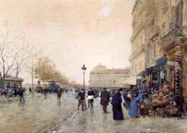 Paris Oil Painting - Luigi Loir
