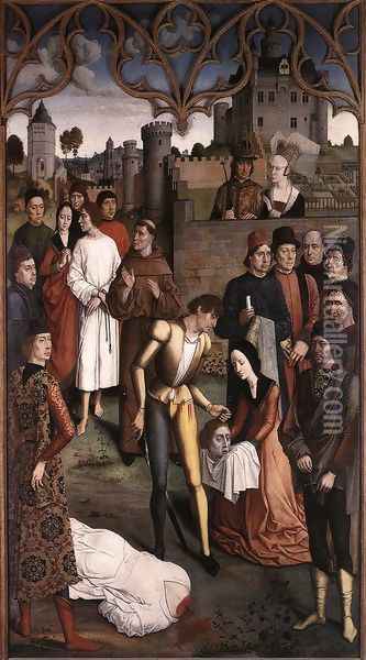 The Execution of the Innocent Count Oil Painting - Dieric the Elder Bouts