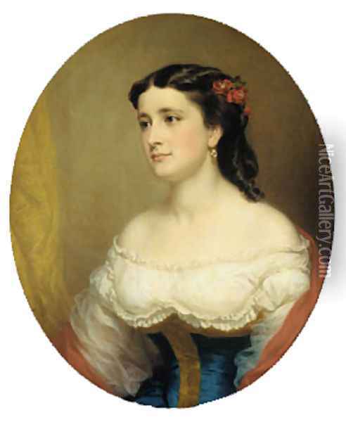 Mrs. William Loring Andrews Oil Painting - George Augustus, Jr Baker