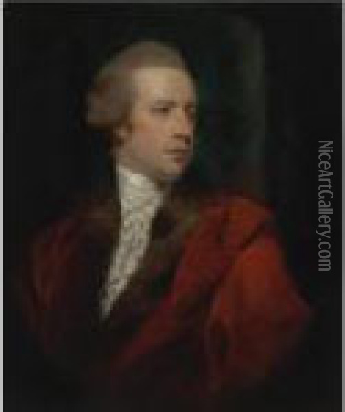 Portrait Of James Coutts, Esquire Oil Painting - Sir Joshua Reynolds