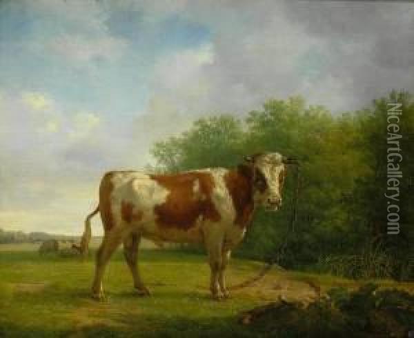 Entstanden Um 1810/12 (wahrscheinlich Wahrend Seiner Pariser Zeit) Oil Painting - Janbaptist Ii Kobell
