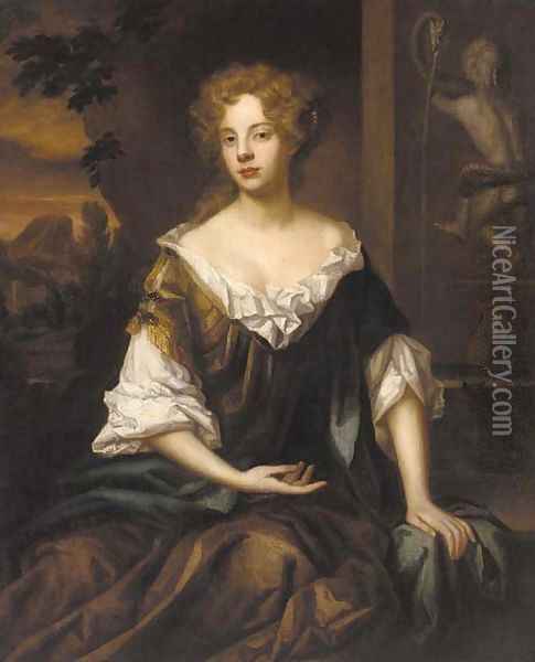 Portrait of a lady 4 Oil Painting - William Wissing or Wissmig