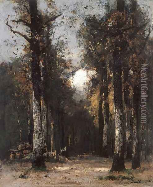 The Depth of the Forest 1877 2 Oil Painting - Laszlo Paal