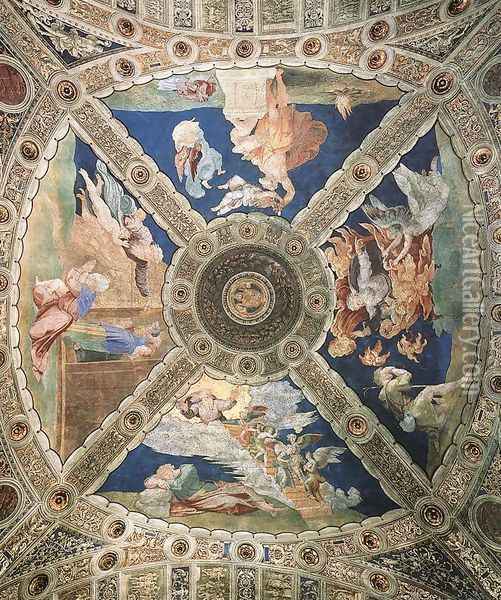 Ceiling Oil Painting - Raphael
