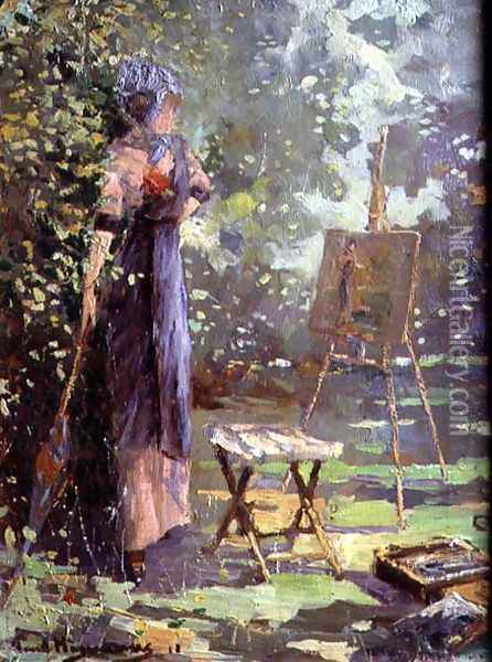 The Artists Model Oil Painting - Paul Huysmans