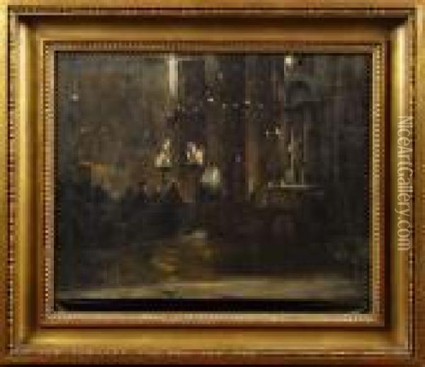 Vesper I Sanmarco Oil Painting - Gustav Oscar Bjorck