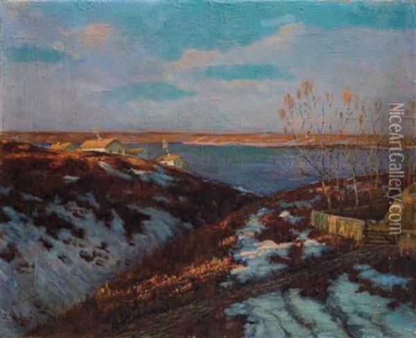 Russian Landscape Oil Painting - Isaak Levitan