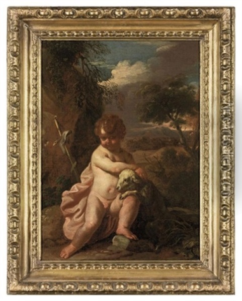 The Infant Saint John The Baptist Oil Painting - Michelangelo di Campidoglio