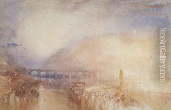 Heidelberg, c.1846 Oil Painting - Joseph Mallord William Turner
