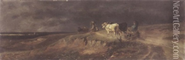 Heimkehr Von Der Feldarbeit Oil Painting - Christian Friedrich Mali