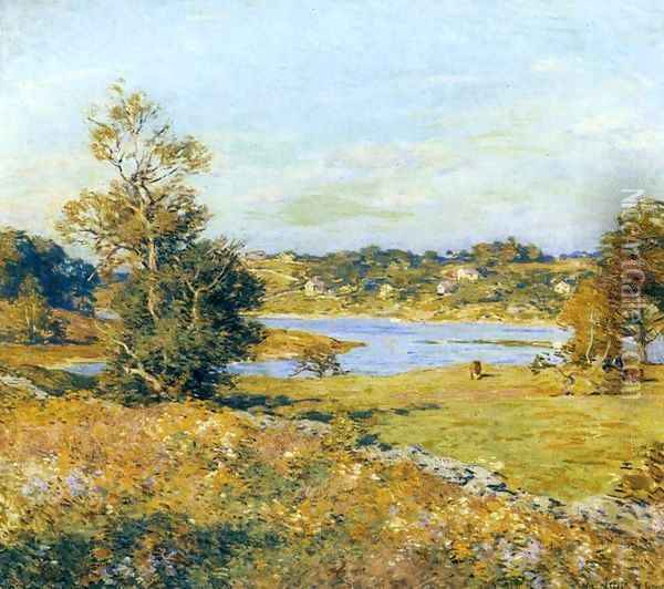 The Breath of Autumn 1915 Oil Painting - Willard Leroy Metcalf