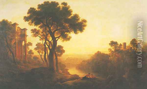 Classical Landscape Oil Painting - John Glover