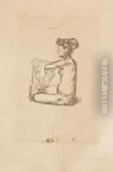Donna Che Si Veste Per La Notte Oil Painting - Edvard Munch