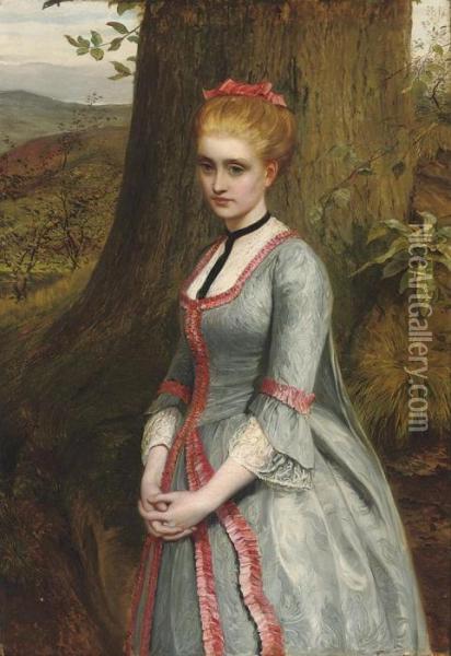 Faraway Thoughts Oil Painting - Charles Sillem Lidderdale