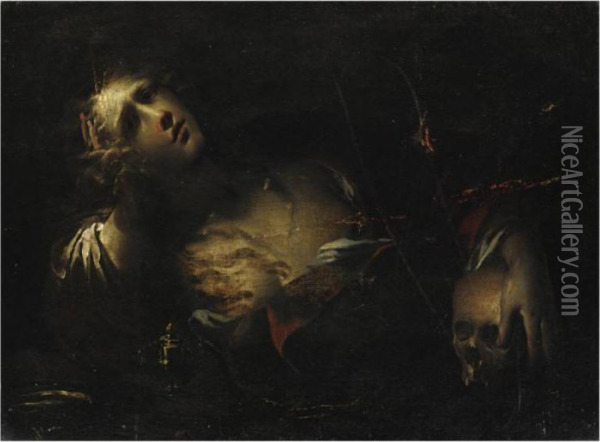 Maddalena Oil Painting - Pietro della Vecchia