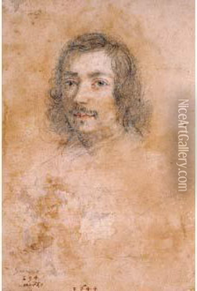 Portrait D'homme Oil Painting - Ippolito Leoni