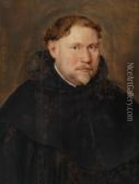 Portrait Of A Monk Oil Painting - Peter Paul Rubens