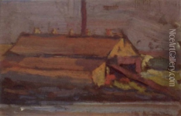 The Sawmill Oil Painting - James Wilson Morrice