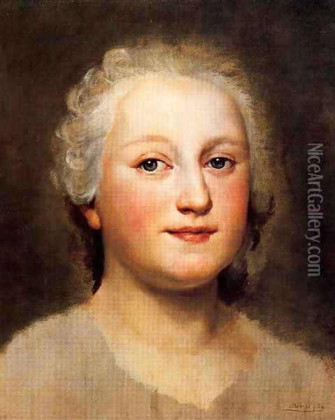 Portrait of a princess Oil Painting - Anton Raphael Mengs