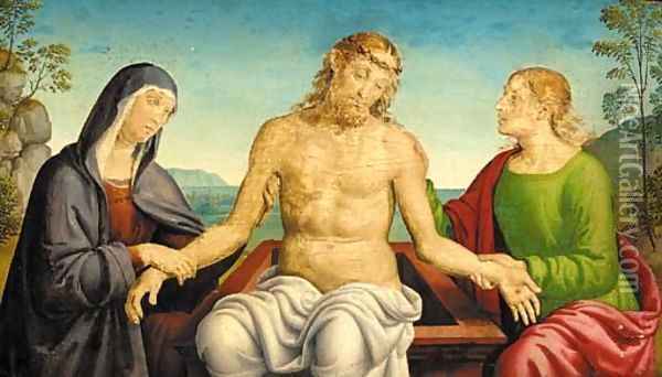 The Entombment Oil Painting - Pietro di Giovanni Lianori