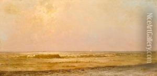 New Jersey Coast Oil Painting - William Trost Richards